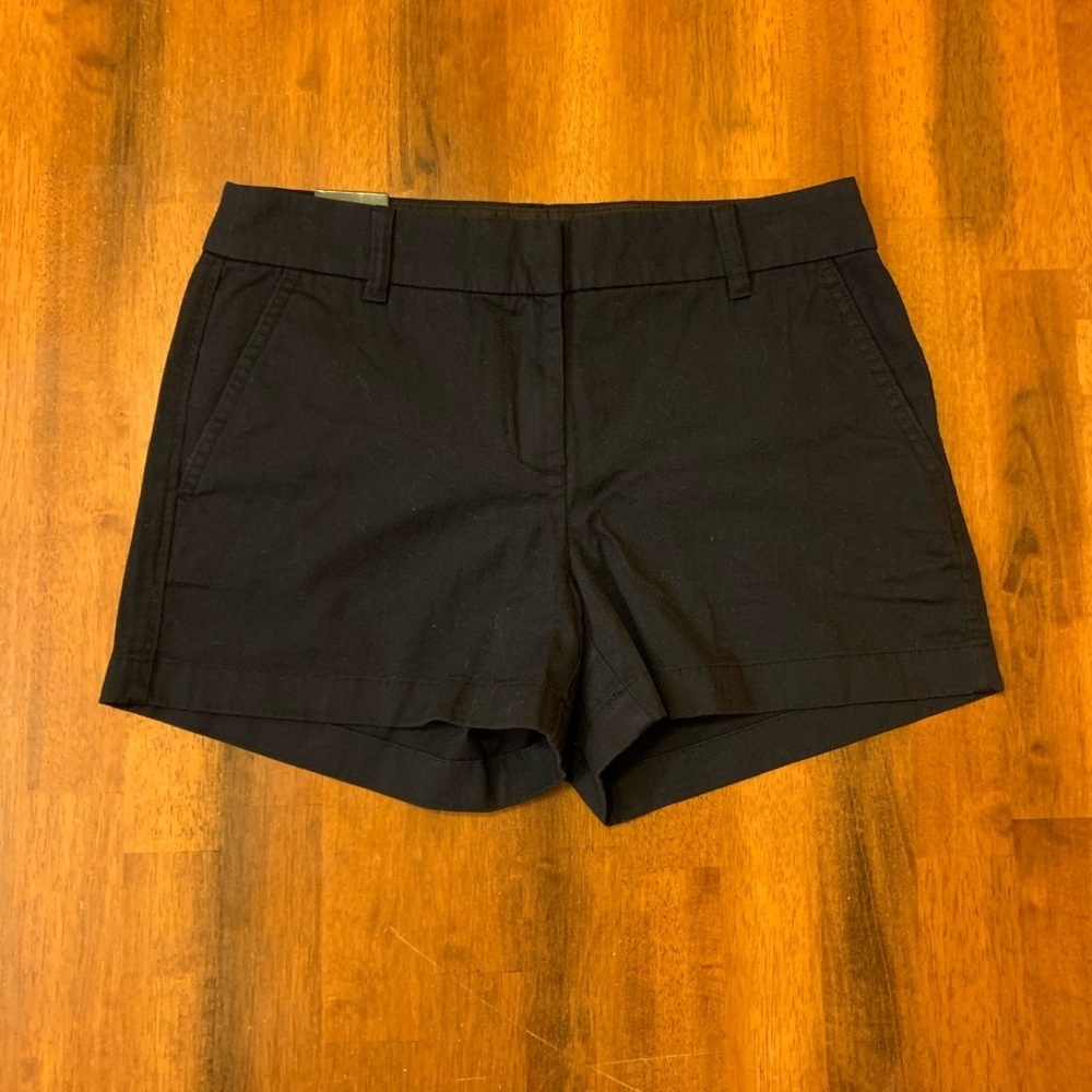 J. Crew NWT Shorts 4 Navy Blue 3.5" short Tailored  Preppy Summer Casual